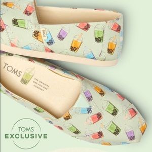 Toms Limited Edition Matcha Boba Classics